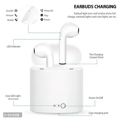 i7S TWS Wireless Bluetooth 5.0 Earphones Calling Headphone With Charging Box Stereo Headset-thumb2