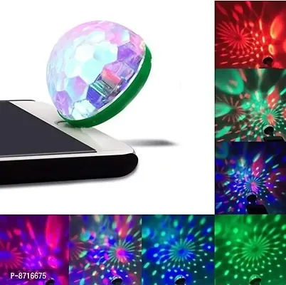 USB Party Lights LED Small Magic Disco Ball (Multicolor) Pack of 2