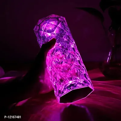 Crystal Lamp, Rose Diamond Table Lamp,-thumb4