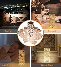 Crystal Lamp, Rose Diamond Table Lamp,-thumb4