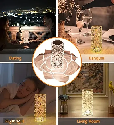 Crystal Lamp, Rose Diamond Table Lamp,-thumb5