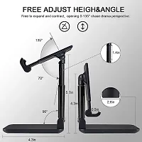 Adjustable and Foldable Desktop Phone Holder Stand for Phones Compatible with All Mobile Phone-thumb4