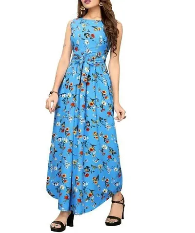 Elegant Anarkali Crepe Printed Kurta