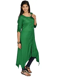 Green Party/Formal  Casual Wear Women Kurti-thumb2