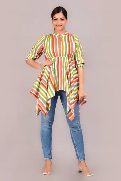 Printed Tunic Top For Women