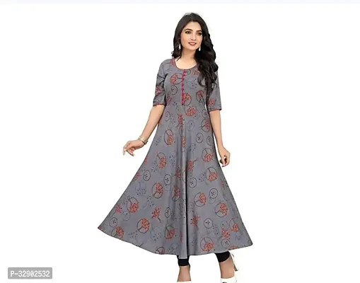 Fancy Rayon Kurta For Women-thumb0