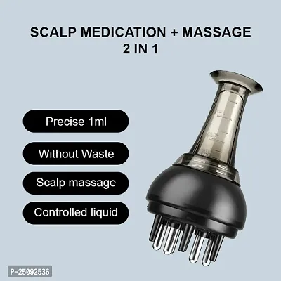 Prime Pick Scalp Massager | Hair oil Comb |Serum/Oil Apply Head Massager| scalp massager |Scalp Applicator Comb| 6 Pins 3ml Essential Oil Massager Relaxing Hair Scalp Applicator Brush-thumb4