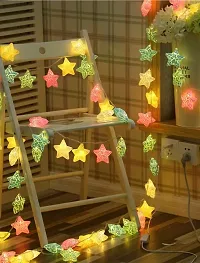 A Mark Collections 16 LED Crack Star Pastel String Light 4 MTS for Baby Kids Room, Birthday, Home Decoration, Diwali,-thumb4