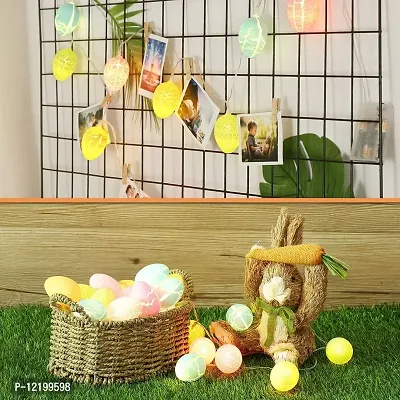 A Mark Collections 16 LED Easter Egg String Lights for Baby Kids Room Decoration Easter Day Home Decoration-thumb3