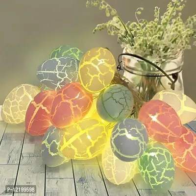 A Mark Collections 16 LED Easter Egg String Lights for Baby Kids Room Decoration Easter Day Home Decoration-thumb5