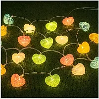 A Mark Collections Crack Heart Ball String Lights 16 Led (Plug-in) Decorative Lights for Diwali-thumb1