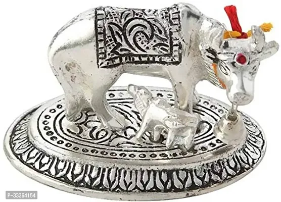 Krishna Kamdhenu Cow and Calf Decorative Showpiece