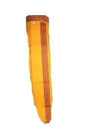 Men's Readymade Stitched Ready to Wear Cotton Dhoti Pants(Saffron/Yellow Color, Free Size)-thumb1