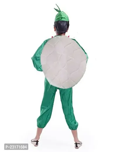 Fancy Steps Fruits and vegetable fancy Dress costume for Kids Costume Wear cutout with Jumpsuit  (Cauliflower)small-thumb2