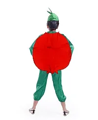 Fancy Steps Fruits and vegetable fancy Dress costume for Kids Costume Wear cutout with Jumpsuit  (Pomegranate)small-thumb1