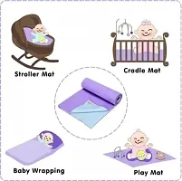 Blessings Ent Waterproof Baby Bed Protector Dry Sheets for New Born Babies | Reusable Mats | Cot  Bassinet Gift Pack-thumb2