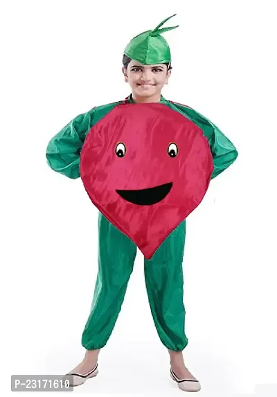 Fancy Steps Fruits and vegetable fancy Dress costume for Kids Costume Wear cutout with Jumpsuit  (Onion)small-thumb0