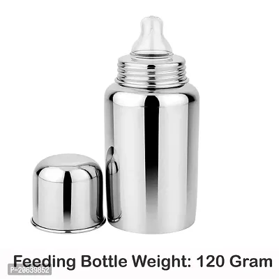 Blessings Enterprises 304 Food Grade Stainless Steel Baby Feeding Bottle, Milk Feeding, Water Feeding 250 ml.-thumb5