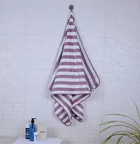 Classic  Microfiber Striped Bath Towel-thumb1