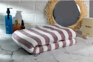 Classic  Microfiber Striped Bath Towel-thumb2