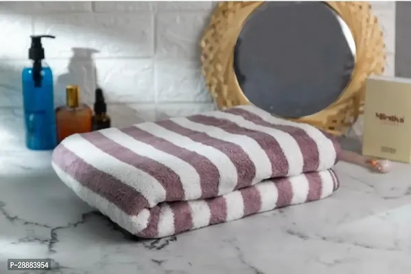 Classic  Microfiber Striped Bath Towel-thumb3