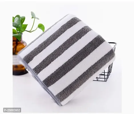 Classic  Microfiber Striped Bath Towel