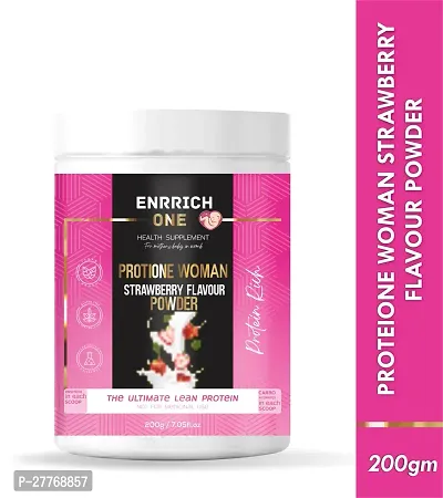 Enrrich One Protione Woman Powder Strawberry Flavour 200gm-thumb0