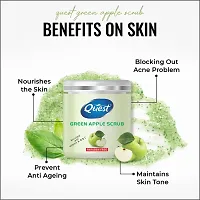 Quest Green Apple Scrub Enriched With Vitamin A, B C 500gm-thumb2