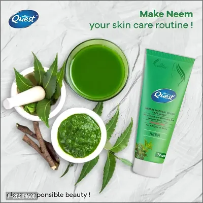 Neem Face Wash For Natural Glow Skin (Pack Of 6 - 50 gm Each)-thumb3