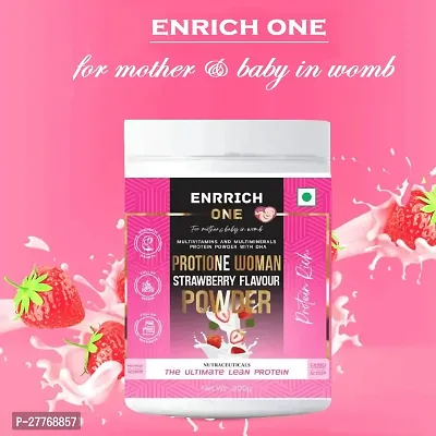 Enrrich One Protione Woman Powder Strawberry Flavour 200gm-thumb4