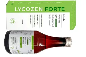 Enrich One Lycozen Forte Syrup Lycopene with Multivitamins  Multimineral Sugar Free, Prevents Vitamins Deficiency , Maintains Good Health , Powerfull Antioxidant (Pack Of 3*200Ml-thumb3