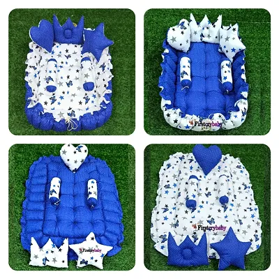 Baby 4 IN 1 Nest Bedding Set With 5 luxury Pillows