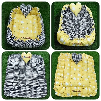Baby Rectangle 4 IN 1 Nest Bedding Set With 1 Heart Pillow