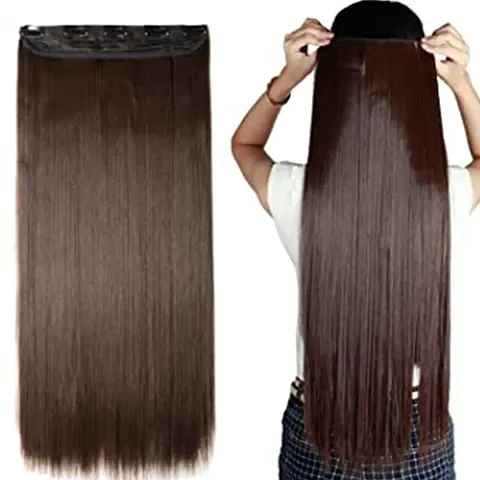 24 Inch Straight Hair Extention For Women/Girls Pack Of 01