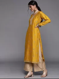 PURE SILK KURTA WITH COTTON INNER-thumb1