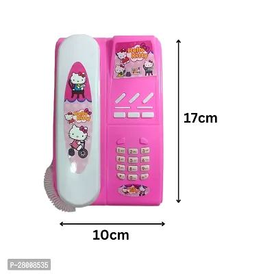 Musical Phone Toy for Kids, Music Toy for Boys and Girls, Plastic Phone Toy(2AA Battery Powered, Battery not Included)(Multicolor)(Telephone, Pack of 1)-thumb3