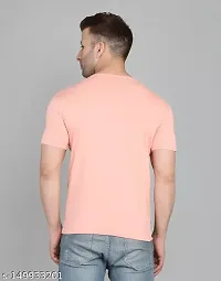 Trendy Polyester Striped Round Neck Tees For Men-thumb2