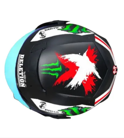 Monster motorbike online helmet