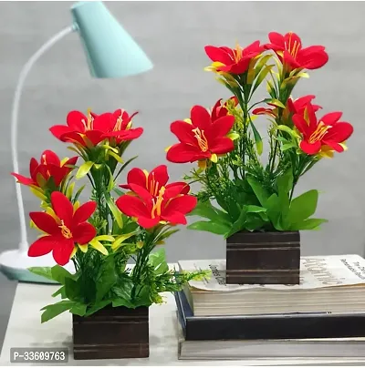 Artificial Home Decoration Flower Pack of 2-thumb0