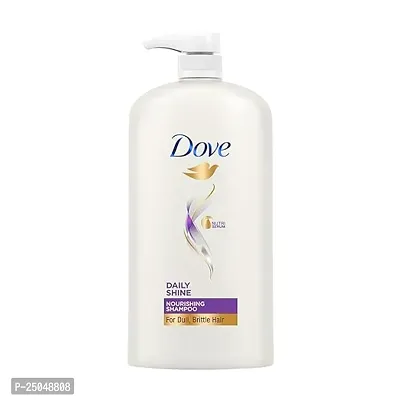 Dove Daily Shine, Shampoo, 1L, for Damaged or Frizzy Hair, Makes Hair Soft, Shiny And Smooth, Mild Daily Shampoo, for Men  Women