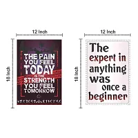 Giant Innovative Bamboo Quote Poster, Multicolour, 12 X 18 Inch-thumb2