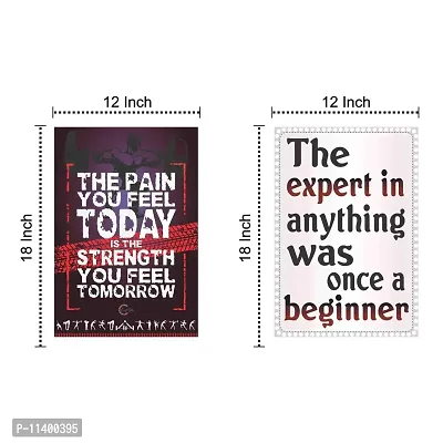 Giant Innovative Bamboo Quote Poster, Multicolour, 12 X 18 Inch-thumb3