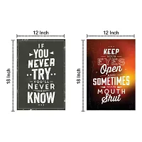 Craft Qila Inspirational Motivational Self Adhesive Posters for Room and Office Motivational Decoration - Multicolor (45 cm x 30 cm x 2 cm) Pack of 6-thumb3
