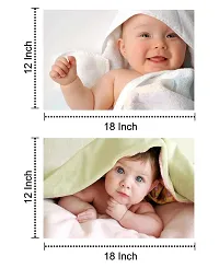 Self Adhesive Exclusive Cute Baby Posters Combo  Smiling Baby Poster  Poster for Pregnant Women  HD Baby Wall Poster for Room Decor Pack of 4-thumb2