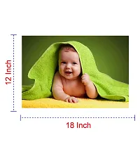 Self Adhesive Exclusive Cute Baby Posters Combo  Smiling Baby Poster  Poster for Pregnant Women  HD Baby Wall Poster for Room Decor Pack of 4-thumb3