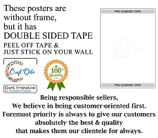 Craft Qila Inspirational Motivational Self Adhesive Posters for Room and Office Motivational Decoration - Multicolor (45 cm x 30 cm x 2 cm) Pack of 6-thumb4
