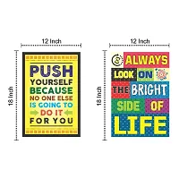 Giant Innovative Craft Qila Brand Self Adhesive Motivational Inspirational HD Poster for Wall and Room Decor M5 (Multi Color, 300 GSM Thick Paper, 30.5 x 45.7 cm)- Set of 6-thumb2