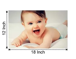 Giant Innovative Craft Qila Paper Laughing Smiling Baby Poster ( Multicolor, 12 X 18 Inch )-thumb1