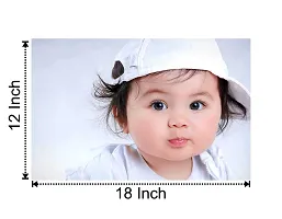 Giant Innovative Craft Qila Paper Cute Cap Smiling Baby Poster (Multicolor, 12 X 18 Inch)-thumb1