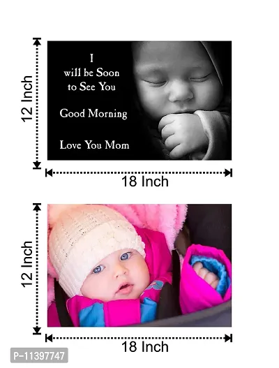Craft Qila Paper Cute Good Morning Smiling Baby Poster Multicolor (SIZE: 12 X 18 Inch)-thumb2